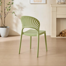 Silla Paraíso, Color Verde, con Espaldar y Diseño Moderno