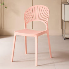 Set de 2 Sillas Paraíso, Color Mandarina, con Espaldar y Diseño Moderno