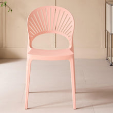 Set de 2 Sillas Paraíso, Color Mandarina, con Espaldar y Diseño Moderno