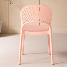 Set de 2 Sillas Paraíso, Color Mandarina, con Espaldar y Diseño Moderno