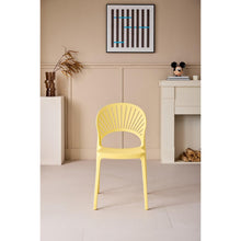 Set de 2 Sillas Paraíso, Color Amarillo, con Espaldar y Diseño Moderno