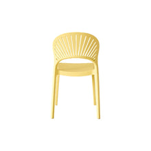 Set de 4 Sillas Paraíso, Color Amarillo, con Espaldar y Diseño Moderno