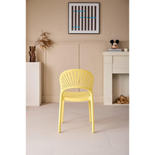 Set de 2 Sillas Paraíso, Color Amarillo, con Espaldar y Diseño Moderno