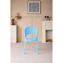 Silla Paraiso, Color Azul, Con espaldar y Diseño moderno X4