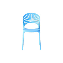 Set de 2 Sillas Paraíso, Color Azul, con Espaldar y Diseño Moderno
