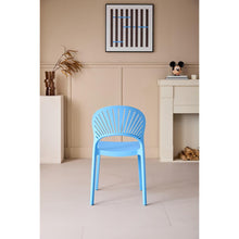 Set de 2 Sillas Paraíso, Color Azul, con Espaldar y Diseño Moderno