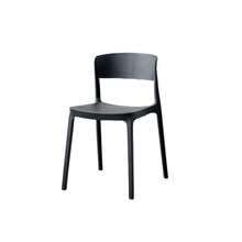 Silla Monaco, Color Negro, Con espaldar y diseño Moderno X2