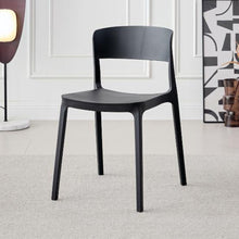 Silla Monaco, Color Negro, Con espaldar y diseño Moderno