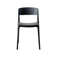 Silla Mónaco, Color Negro, con Espaldar y Diseño Moderno