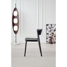 Silla Monaco, Color Negro, Con espaldar y diseño Moderno X2