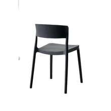 Silla Monaco, Color Negro, Con espaldar y diseño Moderno X4