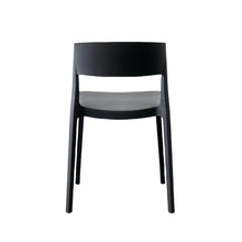 Silla Mónaco, Color Negro, con Espaldar y Diseño Moderno