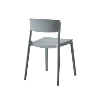 Silla Monaco, Color Gris Oscuro, Con espaldar y diseño Moderno