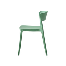 Silla Monaco, Color Verde Oliva, Con espaldar y diseño Moderno X2
