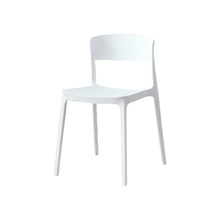 Silla Monaco, Color Blanco, Con espaldar y diseño Moderno X2