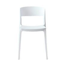 Silla Monaco, Color Blanco, Con espaldar y diseño Moderno