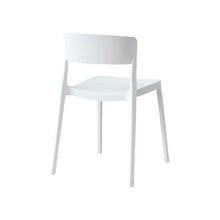 Silla Mónaco, Color Blanco, con Espaldar y Diseño Moderno
