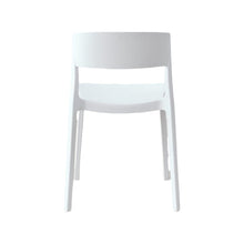 Silla Monaco, Color Blanco, Con espaldar y diseño Moderno X4