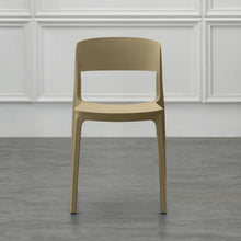 Silla Mónaco, Color Khaki, con Espaldar y Diseño Moderno