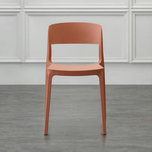 Silla Mónaco, Color Salmón, con Espaldar y Diseño Moderno