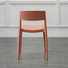 Silla Mónaco, Color Salmón, con Espaldar y Diseño Moderno