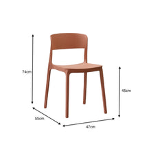Silla Mónaco, Color Salmón, con Espaldar y Diseño Moderno