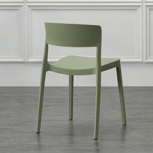 Silla Mónaco, Color Verde, con Espaldar y Diseño Moderno