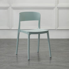 Set de 4 Sillas Mónaco, Color Azul Claro, con Espaldar y Diseño Moderno