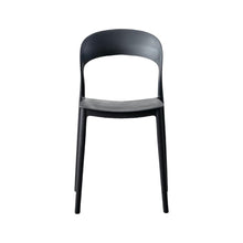 Set de 2 Sillas Patrick, Color Negro, con Espaldar y Diseño Moderno