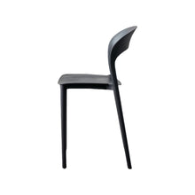 Silla Patrick, Color Negro, Con espaldar y diseño Moderno X2