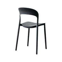 Silla Patrick, Color Negro, con Espaldar y Diseño Moderno