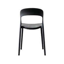 Set de 2 Sillas Patrick, Color Negro, con Espaldar y Diseño Moderno