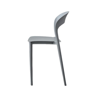 Silla Patrick, Color Gris Oscuro, Con espaldar y diseño Moderno