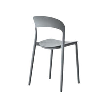 Set de 2 Sillas Patrick, Color Gris Oscuro, con Espaldar y Diseño Moderno