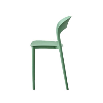 Silla Patrick, Color Verde Oliva, Con espaldar y diseño Moderno X2