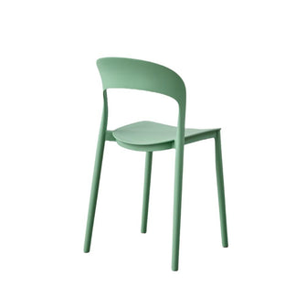 Silla Patrick, Color Verde Oliva, Con espaldar y diseño Moderno X2