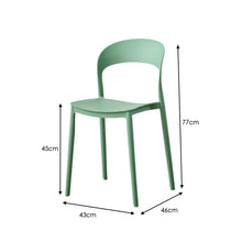 Silla Patrick, Color Verde Oliva, Con espaldar y diseño Moderno X2