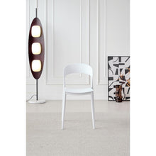 Silla Patrick, Color Blanco, Con espaldar y diseño Moderno X2