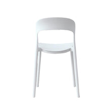 Silla Patrick, Color Blanco, Con espaldar y diseño Moderno