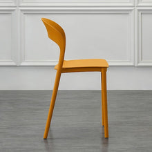 Silla Patrick, Color Naranja, con Espaldar y Diseño Moderno