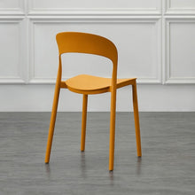 Set de 2 Sillas Patrick, Color Naranja, con Espaldar y Diseño Moderno