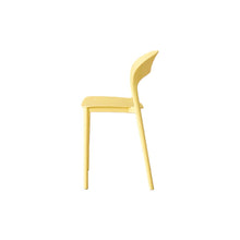 Set de 4 Sillas Patrick, Color Amarillo, con Espaldar y Diseño Moderno