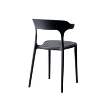Silla Elena, Color Negro, Con espaldar y diseño Moderno X4