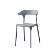 Silla Elena, Color Gris Oscuro, Con espaldar y diseño Moderno X4