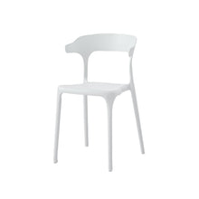 Set de 2 Sillas Elena, Color Blanco, con Espaldar y Diseño Moderno