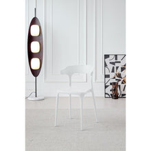 Set de 2 Sillas Elena, Color Blanco, con Espaldar y Diseño Moderno