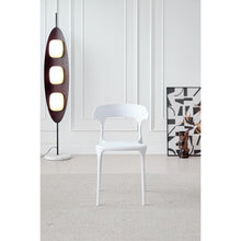 Set de 2 Sillas Elena, Color Blanco, con Espaldar y Diseño Moderno