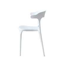 Set de 2 Sillas Elena, Color Blanco, con Espaldar y Diseño Moderno