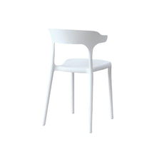 Set de 2 Sillas Elena, Color Blanco, con Espaldar y Diseño Moderno