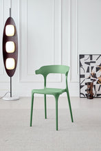 Set de 4 Sillas Elena, Color Verde, Diseño Moderno